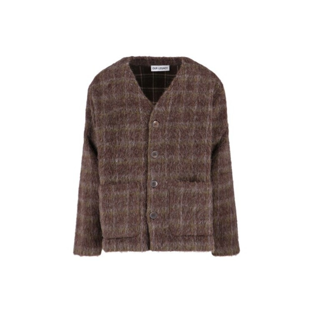 Our Legacy Plaid Cardigan – Brown - NWT